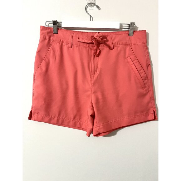 Magellan Light Pink Drawstring Side Pocket Fishing 5" Inseam Shorts Size M - Picture 1 of 6